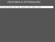 Tablet Screenshot of fixturesfittings.com